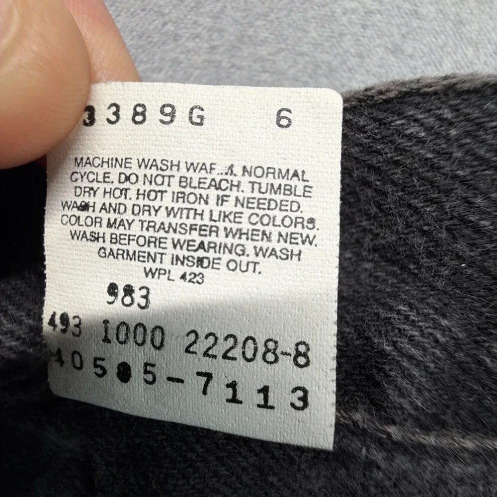 Vintage Levi's 505 Black‎ Jeans Men's 34x29 (Fits 31x27) Y2K 2000